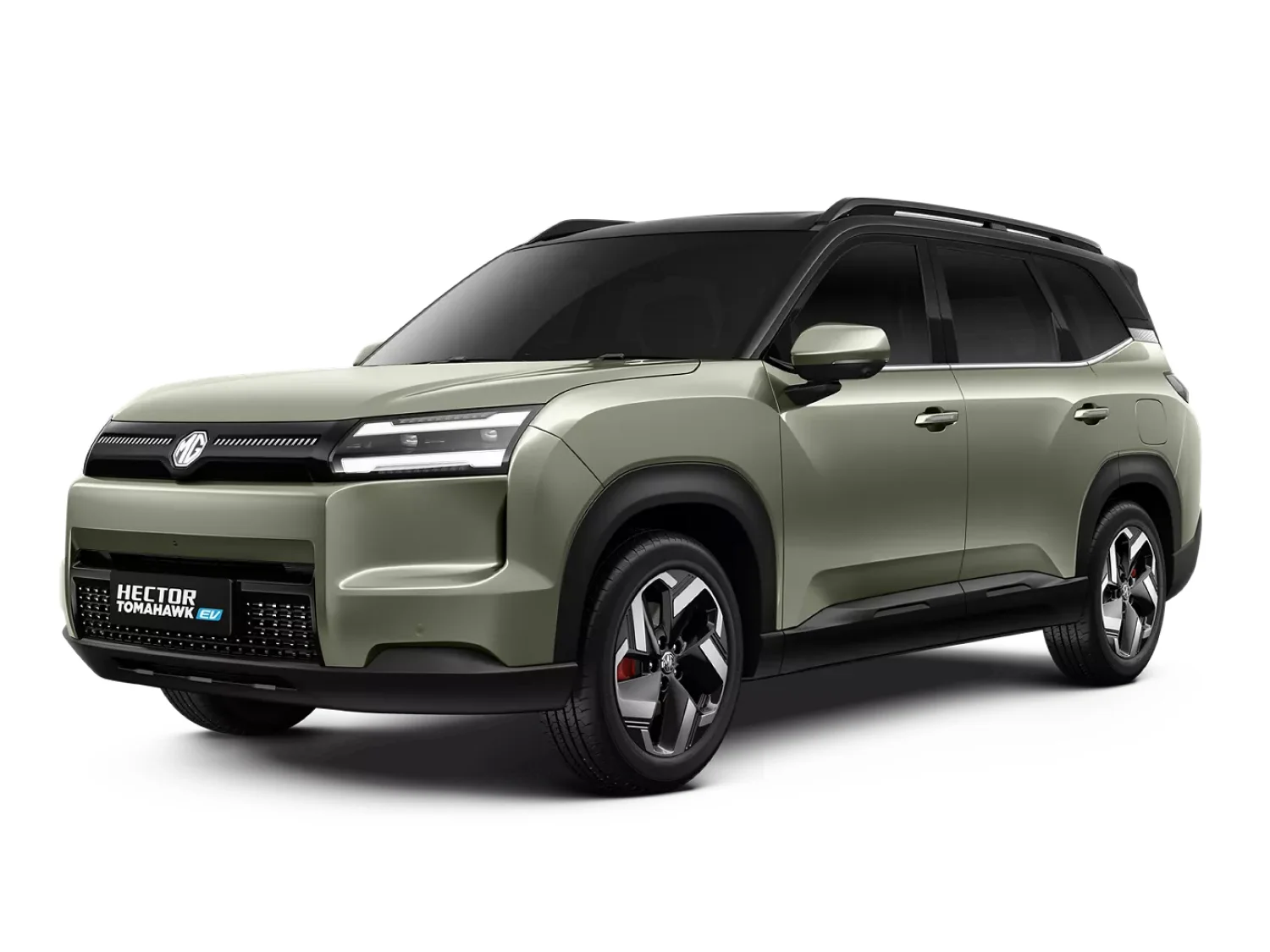 MG Hector Tomahawk EV Khaki Green DT